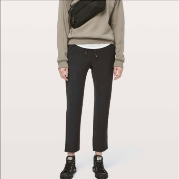 Lululemon On The Fly Pant 27" Black 4 - Picture 1 of 11